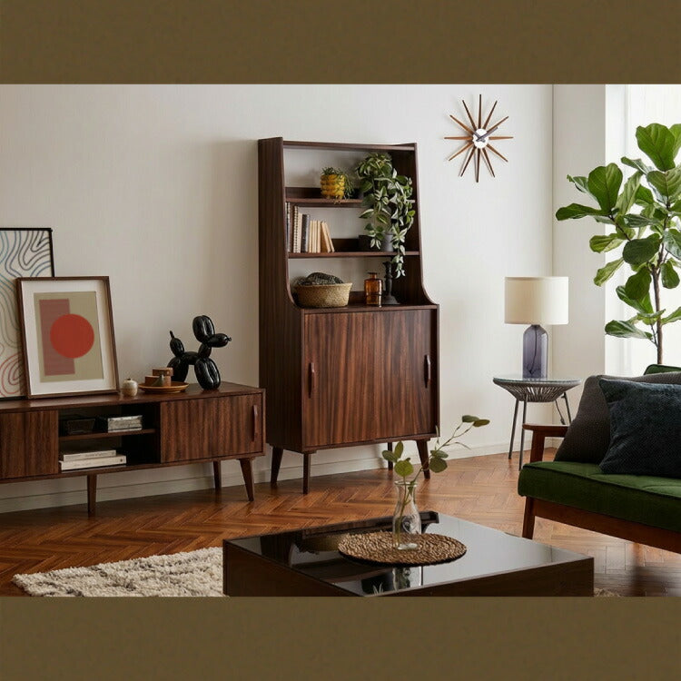 ローボード 幅150cm TVボード テレビボード サイドボード リビング モンキーポッド テレビ台 モンキーポッド材 天然木 木製 ミッドセンチュリー レトロ モダン 北欧 北欧モダン ヴィンテージ(代引不可)