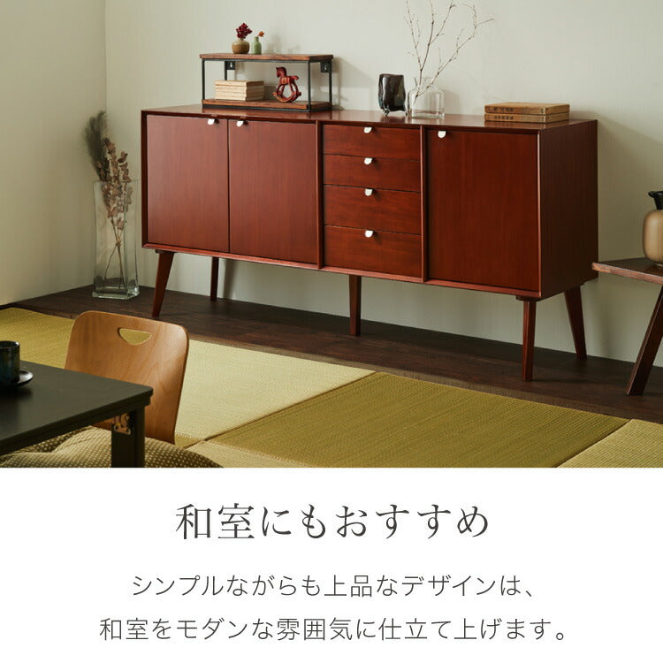 ●近郊格安配送(^^♪●北欧　ヴィンテージ風　マホガニー　リビングボード　中古品●相模原　横浜　神奈川●キャビネット　サイドボード● ○近郊格安配送(^^♪○北欧 ヴィンテージ風 マホガニー シェルフ 品