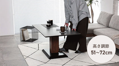 昇降テーブル セラミック天板 幅 120cm 昇降式 ダイニングテーブル 昇降テーブル ソファダイニングリビング おしゃれ キズに強い 4人掛け 北欧 モダン ナチュラル 高級感 ジャパンディ 食卓テーブル(代引不可)