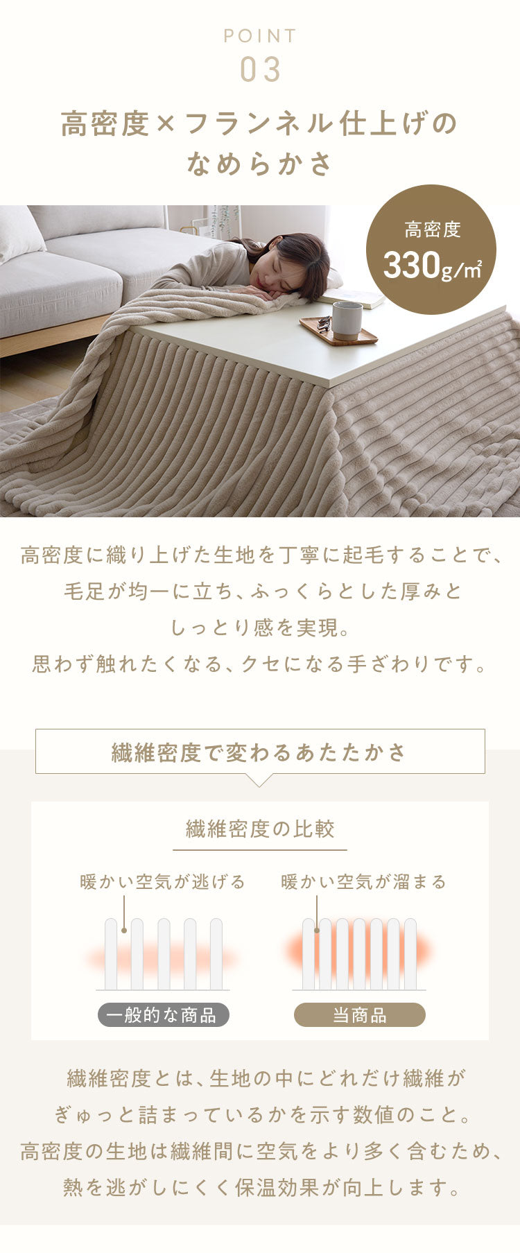 もこもこストライプこたつ布団 mocone 正方形 長方形 洗える 2枚合わせ 静電気防止 ラビットファー ニューマイヤー もこもこ ふわふわ 韓国 かわいい おしゃれ あったか こたつ布団 掛け布団 185×185cm 185×235cm