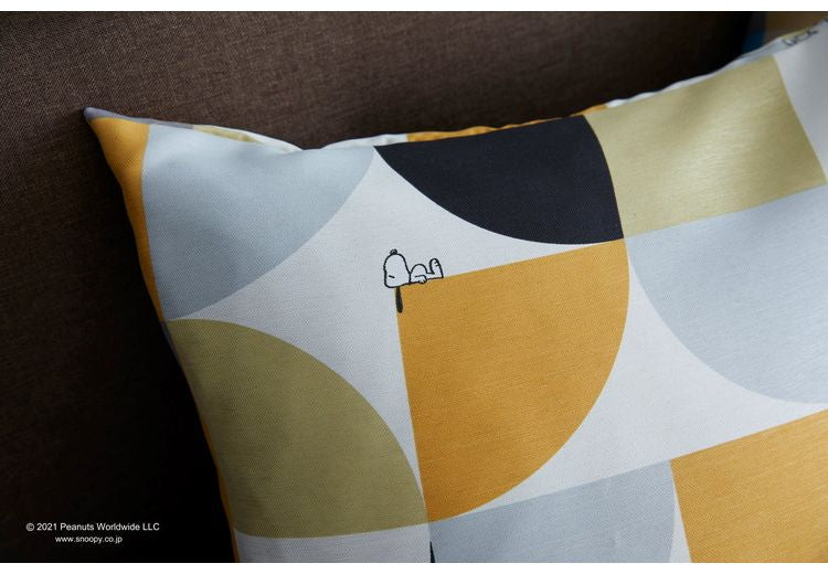 PEANUTS クッションカバー 45×45cm スリーピースヌーピー SNOOPY ピーナッツ 洗える ウォッシャブル キャラクター 北欧 かわいい 可愛い おしゃれ(代引不可)