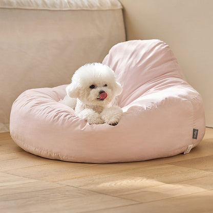roomnhome もっちり犬クッション Lサイズ ビーンバッグ ペットクッション 韓国インテリア ペット用品 ペットクッション ペットベッド ペット用 ベッド くつろぎスペース くつろぎ空間(代引不可)