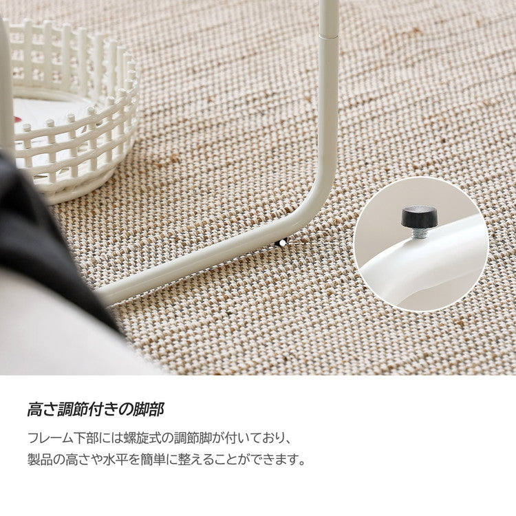 roomnhome ガラス サイドテーブル 幅80 テーブル セット スチール ミッドセンチュリー ダイニングテーブル センターテーブル 机 デスク ソファテーブル リビングテーブル おしゃれ 棚付き
