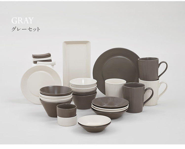roomnhome HYGGE 食器セット 27点セット 4人分韓国製 食器セット オーブン使用可能 衛生法検査済み食器 お皿 皿 プレート 小皿 ボウル 大皿 おしゃれ 韓国製 器 パスタ皿 キッチン(代引不可)