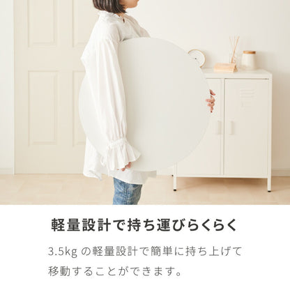【roomnhome×リコメン堂】天然木脚 センターテーブル 丸型 白 60cm おしゃれ 韓国インテリア 耐荷重 約20kg ローテーブル【限定商品】かわいい シンプル インテリア モダン(代引不可)