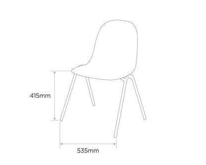 roomnhome ダイニングチェア SP CHAIR 椅子 背もたれ オフィスチェア モダン リビングチェア インテリアコーディネート おしゃれ リモートワーク ミニマル ワンルーム くすみカラー(代引不可)