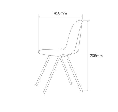 roomnhome ダイニングチェア SP CHAIR 椅子 背もたれ オフィスチェア モダン リビングチェア インテリアコーディネート おしゃれ リモートワーク ミニマル ワンルーム くすみカラー(代引不可)