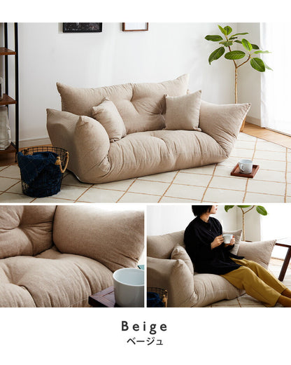 日本製 国産 フロアソファ ソファー ソファ ローソファ こたつソファ 二人掛け 2人掛け かわいい 北欧 ロースタイル コンパクト ハイバック(代引不可)