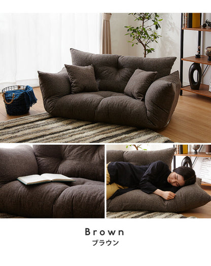 日本製 国産 フロアソファ ソファー ソファ ローソファ こたつソファ 二人掛け 2人掛け かわいい 北欧 ロースタイル コンパクト ハイバック(代引不可)