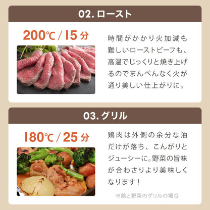 simplus ノンフライヤー 2L グリルプレート2種付き ノンオイルフライヤー エアフライヤー 電気フライヤー ノンオイル ヘルシー 温度調節 熱風 シンプラス SP-FRD01 コンパクト ひとり暮らし 家庭用【メーカー保証1年】