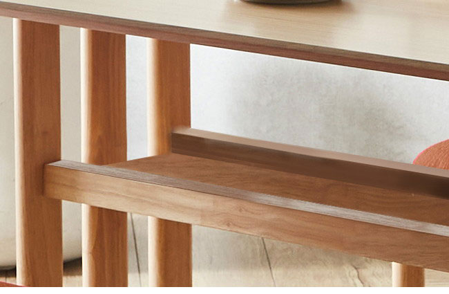 ダイニングセット 4点 4人掛け ワッフル テーブル幅135cm 【開梱設置付き】 ダイニングテーブル オーク 突板 天然木 チェア 木製 北欧 モダン おしゃれ 食卓セット 椅子 インテリア(代引不可)