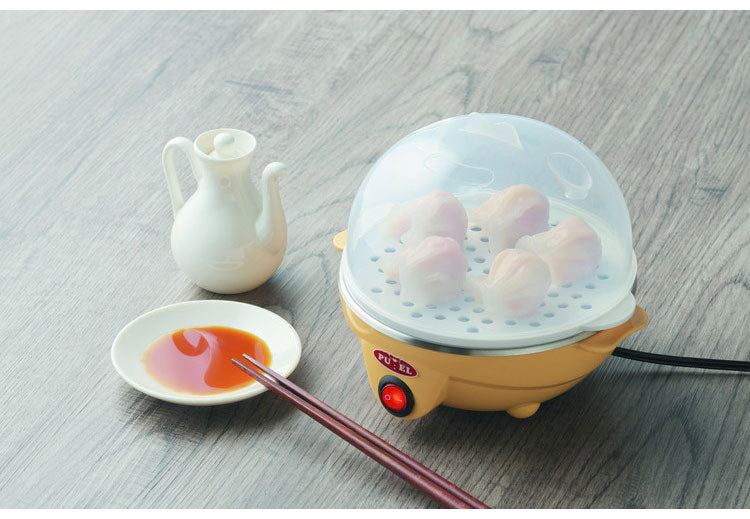 タマハシ 蒸し器 スチーマー 2段 蒸し機 小さい 電気 小さめ ステンレス おしゃれ 調理器具 そのまま食卓 調理家電 料理用 手軽 一人暮らし 一人用 温野菜 小型 蒸し野菜 二段