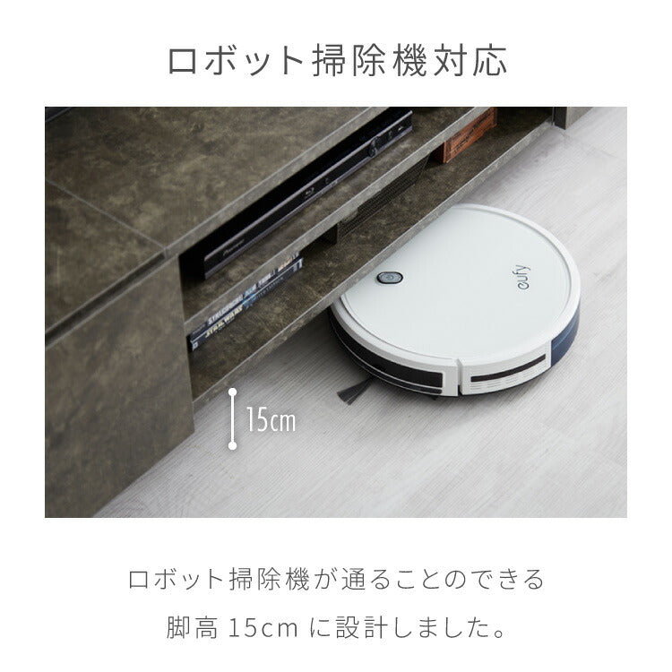 テレビボード ストーン調 幅180cm フラップ扉2杯テレビ台 180 ローボード ロータイプ TVボード TV台 セラミック調 グレー テレビラック AVラック リビング収納 おしゃれ テレビラック AVラック