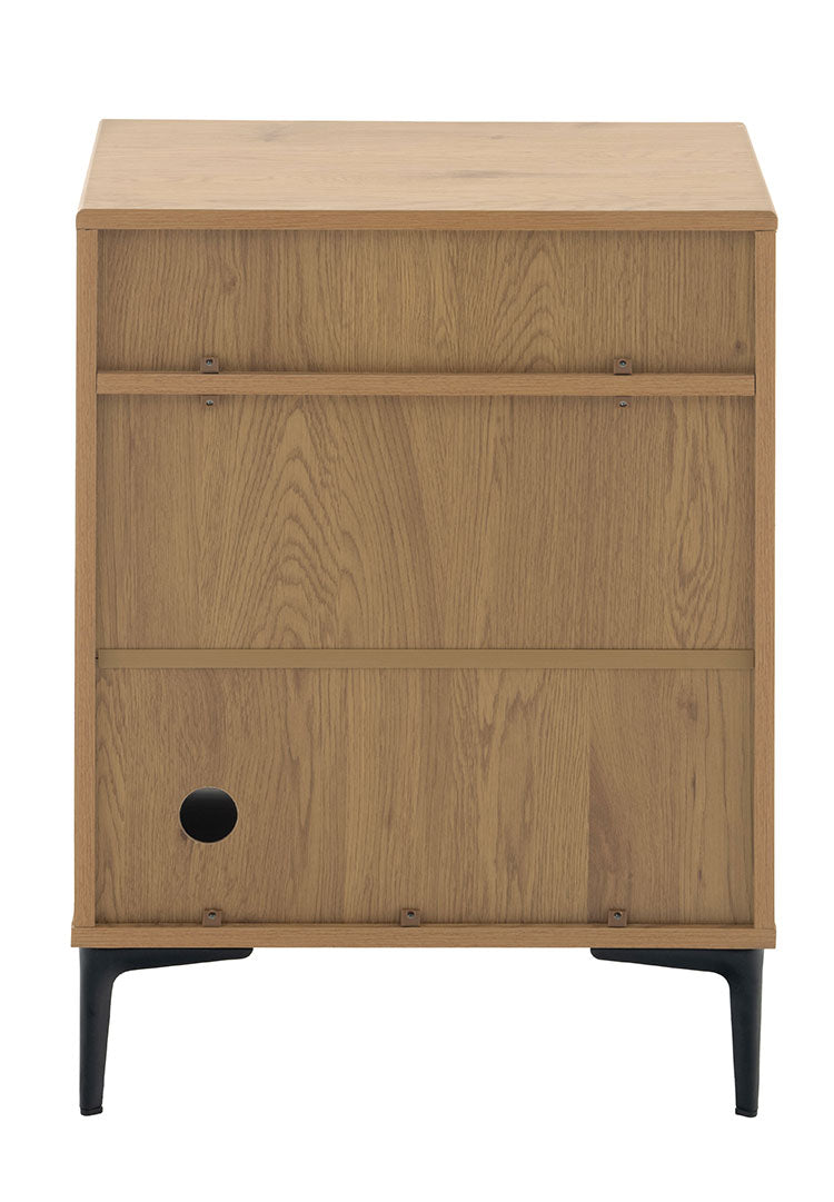 ラタン調 キャビネット 引出し付き サイドボード 幅60cm 脚付き 背面