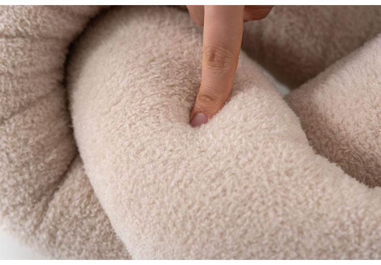 ロープクッション クッション 韓国 おしゃれ かわいい フロアクッション 結び目 ロープ インテリア 雑貨 北欧 柔らかい ベージュ ブルー グレー(代引不可)