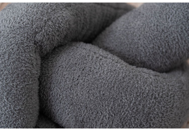 ロープクッション クッション 韓国 おしゃれ かわいい フロアクッション 結び目 ロープ インテリア 雑貨 北欧 柔らかい ベージュ ブルー グレー(代引不可)