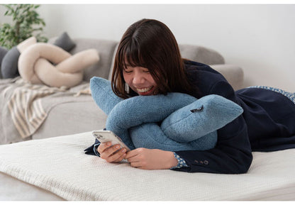 ロープクッション クッション 韓国 おしゃれ かわいい フロアクッション 結び目 ロープ インテリア 雑貨 北欧 柔らかい ベージュ ブルー グレー(代引不可)