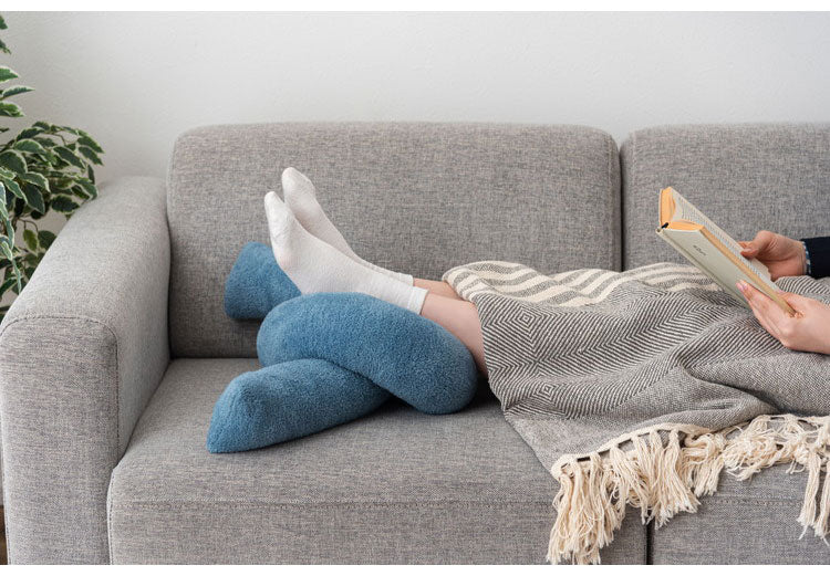 ロープクッション クッション 韓国 おしゃれ かわいい フロアクッション 結び目 ロープ インテリア 雑貨 北欧 柔らかい ベージュ ブルー グレー(代引不可)