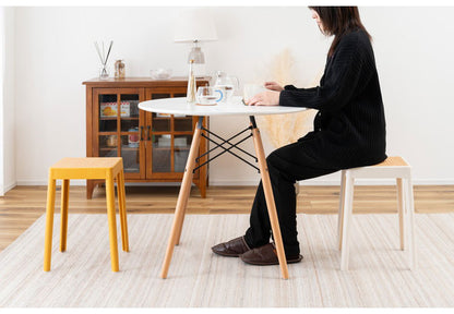 スタッキングスツール ハイタイプ 積み重ね スタッキング チェア 椅子 シンプル 腰掛 ポリプロピレン 背もたれなし 完成品 省スペース 来客用 モダン 椅子 玄関 黒 ブラック(代引不可)