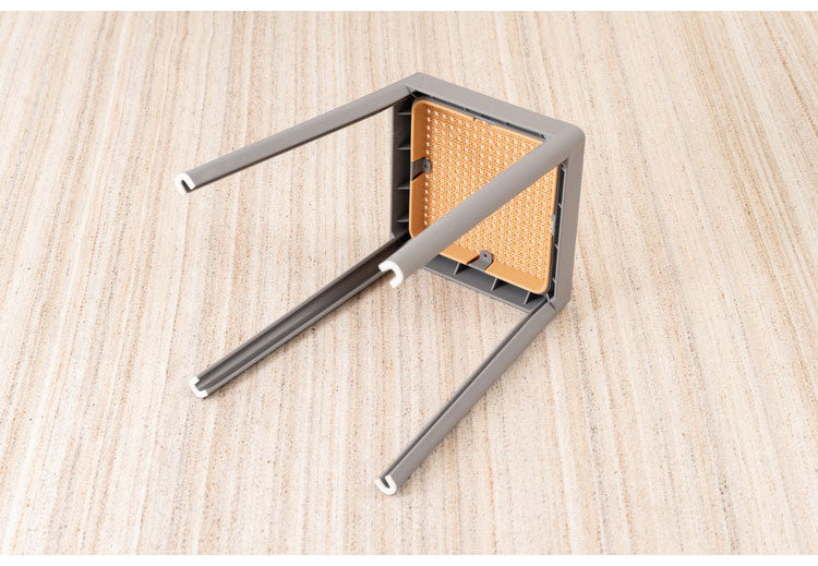 スタッキングスツール ハイタイプ 積み重ね スタッキング チェア 椅子 シンプル 腰掛 ポリプロピレン 背もたれなし 完成品 省スペース 来客用 モダン 椅子 玄関 黒 ブラック(代引不可)