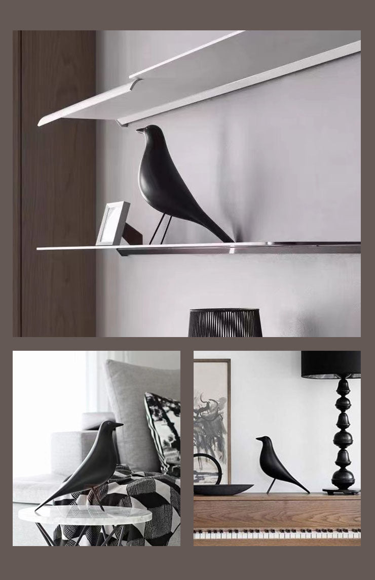 イームズハウスバード イームズ ブラック 天然木 リプロダクト品 北欧 オブジェ Eames House Bird Charles & Ra –  Branchée Beauté