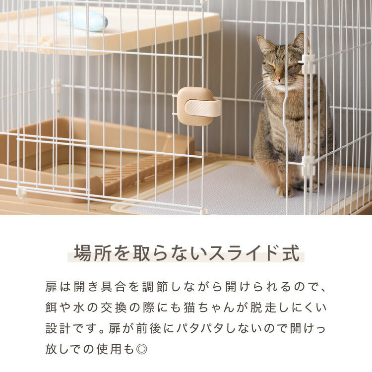 リコメン堂限定オリジナルカラー 2色】 猫 ケージ キャットケージ 4段