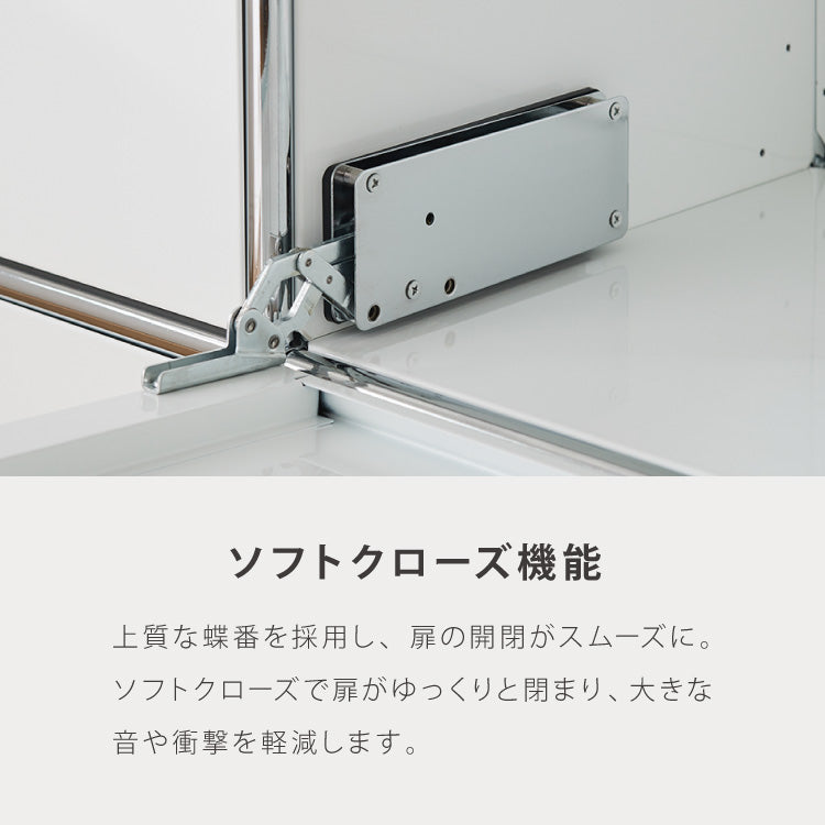 ALNOA アルノア モジュールラック 幅76cm 扉付き ミッドセンチュリー キャビネット サイドボード スチール 収納ラック モジュール 家具 棚 スチール棚 スチールラック 韓国インテリア 北欧