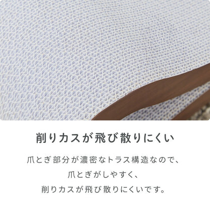 爪とぎ 猫 ループ型 ホワイト 両面仕様 またたび付 強化ダンボール 高耐久 バージンパルプ 木目調 大理石調 白い爪とぎ 猫爪とぎ 爪研ぎ 爪とぎベッド ベッド 枕 ペットベッド 段ボール 猫用品