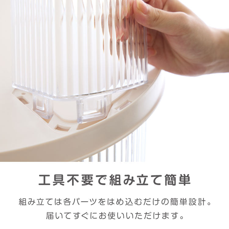 回転式本棚 2段 絵本 大容量 スリム 本棚 回転 収納ラック 回転本棚 絵本ラック 絵本棚 図鑑 シェルフ コミックラック マガジンラック ディスプレイラック CDラック スペパ 組立簡単 おしゃれ