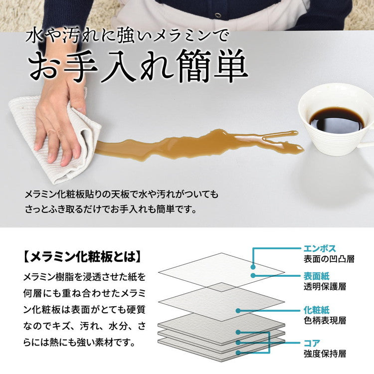 Noko ジグザグサイドテーブル ディスプレイにも使えるS字型コンパクトテーブル サイドテーブル ジグザグテーブル S字テーブル ディスプレイラック 観葉植物台 メラミン天板