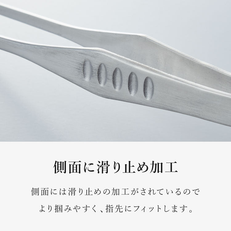 日本製 燕三条 シェフトング SP 職人仕上げの極細仕様 盛り付け調理用 ピンセット ステンレス製 和食 デザート 中華料理 華を添えるトング 盛り付け トング ゆびさき 指先 フィット kan カンダ(代引不可)【メール便配送】