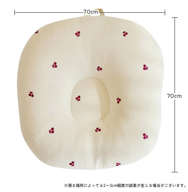 ROTOTObebe ロトトクッション 授乳クッション 吐き戻し防止 クッション 赤ちゃん ベビー 枕 ベビーベッド セルフねんね へたらない カバー お昼寝クッション クッション イブル 綿 コットン(代引不可)