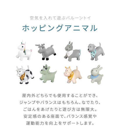 キンズグート KINDSGUT ホッピングアニマル バルーントイ 乗用玩具 おもちゃ 屋内 屋外 動物 男の子 女の子 子ども ギフト プレゼント 出産祝い イヌ KIN0000001013C04ZZZ