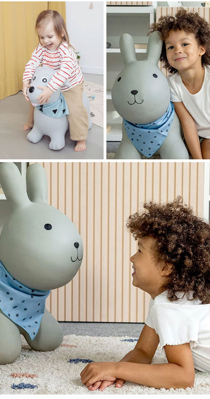 キンズグート KINDSGUT ホッピングアニマル バルーントイ 乗用玩具 おもちゃ 屋内 屋外 動物 男の子 女の子 子ども ギフト プレゼント 出産祝い ウシ KIN0000001013C06ZZZ
