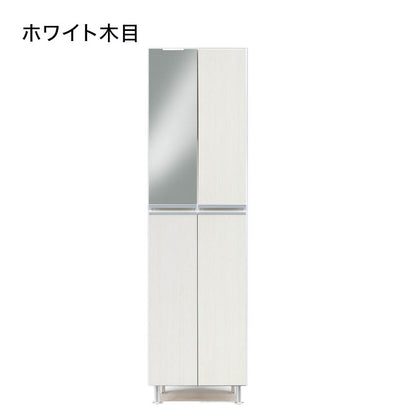 シューズボックス ハイタイプ 幅50cm 【国産 大川家具 完成品】 鏡 シューズラック 靴収納 靴箱 完成品 下駄箱 玄関収納 シューズラック ラック 収納家具 玄関 シューズBOX 日本製(代引不可)