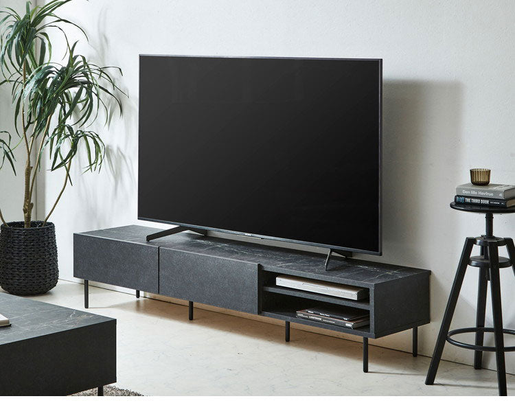 テレビ台 幅180cm ローボード ビビ TV台 大川家具 完成品 TVボード テレビボード 55インチ 65インチ TVボード テレビラック 収納 収納家具 リビング 寝室 おしゃれ シンプル コンパクト 棚(代引不可)