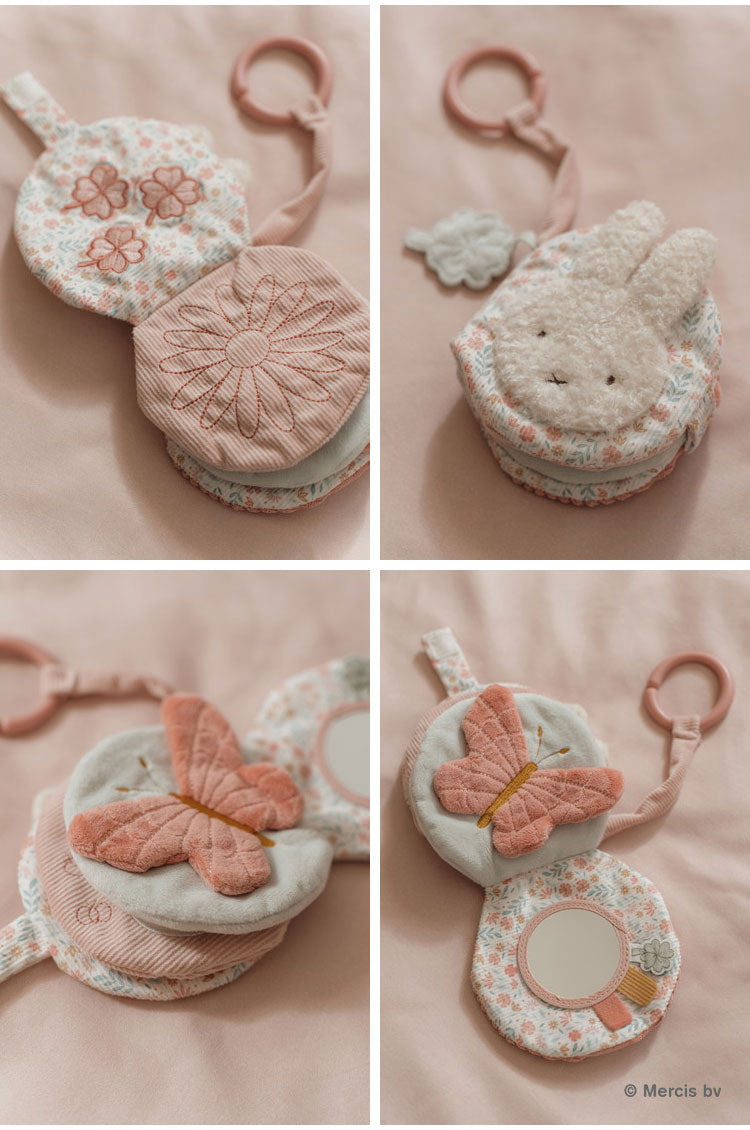 miffy LittleDutch 布えほんストラップ付き ラッキーブロッサム ラッキーリーブス ギフト 赤ちゃん ミッフィー ベビー 0歳 かわいい おしゃれ セット リトルダッチ 出産祝い