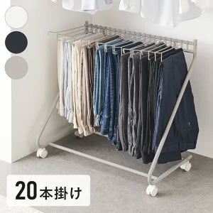 ハンガーラック 大容量　２段　(幅174×奥行40×高さ195cm) Amazon｜AZAKBL ハンガーラック 頑丈 2段 洋服ラック 大容量