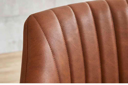 カウンターチェア 背もたれ 肘付き バーチェア 昇降式 回転 ハイチェア カウンター ハイスツール ヴィンテージ風 クリーム ライトブラウン(代引不可)