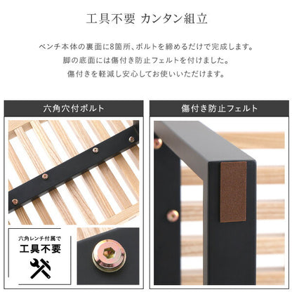 ネルソンベンチ 100cm幅 ネルソンベンチ リプロダクト デザイナーズ ジョージ・ネルソン 北欧 ヴィンテージ ビンテージ ミッドセンチュリー シンプル ベンチ 椅子 イス チェア テーブル カフェ ラック(代引不可)