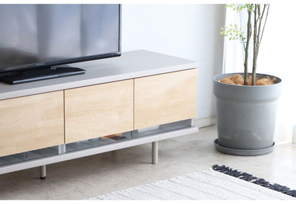 テレビ台 幅150 ローボード 日本製 リビングボード ガラス 扉 可動棚 コード穴 収納 TV台 AV収納 キャビネット 北欧 ナチュラル おしゃれ 新生活(代引不可)