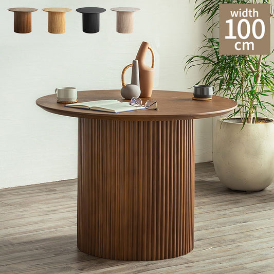 円形テーブル ロペス UT 円形 DT 100 東馬 ナチュラル ダイニングテーブル オーク突板 ラバーウッド 一本脚 モダン家具 北欧風 組立簡単 インテリア 丸テーブル 食卓テーブル シンプル家具(代引不可)