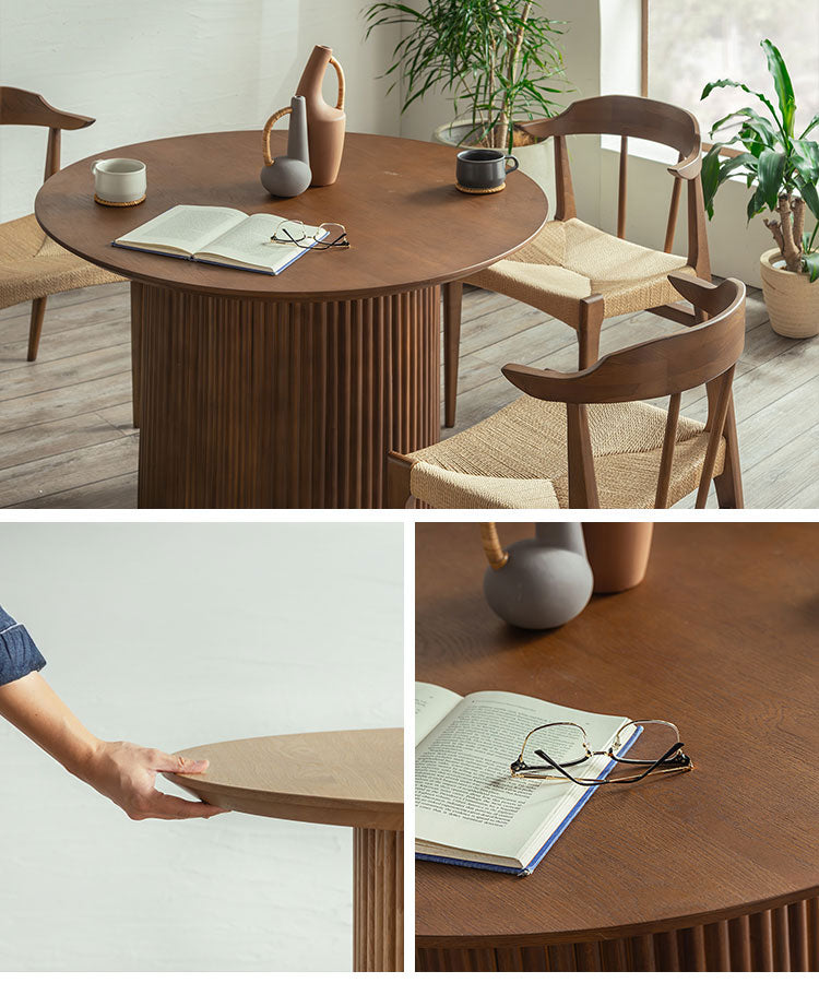 円形テーブル ロペス UT 円形 DT 100 東馬 ナチュラル ダイニングテーブル オーク突板 ラバーウッド 一本脚 モダン家具 北欧風 組立簡単 インテリア 丸テーブル 食卓テーブル シンプル家具(代引不可)