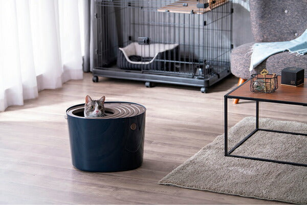 猫 トイレ ボックス型 蓋付 上から猫トイレ プチ PUNT-430 ネコ