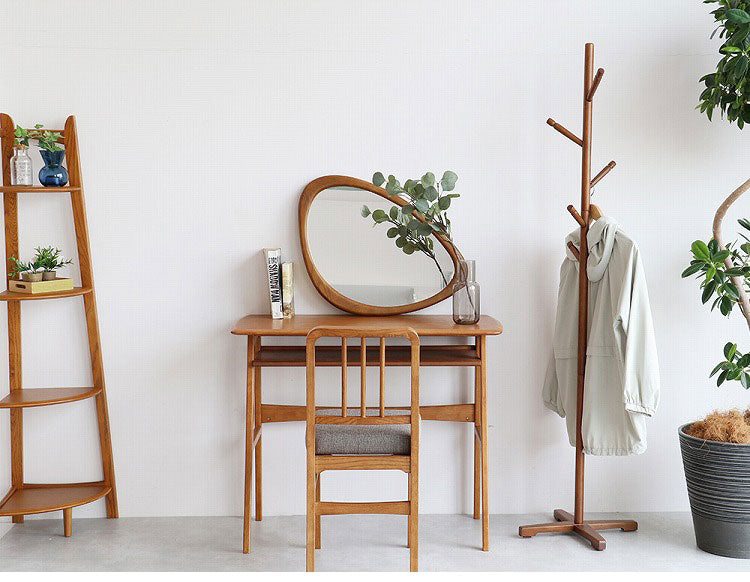 ウォールミラー 幅45 奥行2.2 高さ65 ミラー 壁掛けミラー デザインミラー インテリアミラー 丸型ミラー 不定形ミラー 玄関ミラー リビングミラー シンプル鏡 北欧風鏡(代引不可)