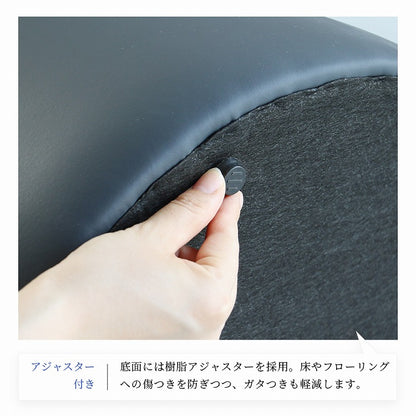 スツール 幅40×奥行40×高さ42 オフィススツール スツールチェア デスクスツール コンパクトチェア シンプル家具 木製スツール スチールスツール 在宅ワーク(代引不可)