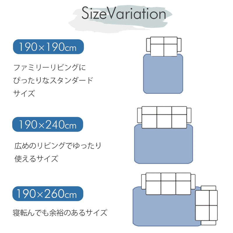 冷感ラグ カーペット 夏用 接触冷感 190×190cm 極厚 厚手 40mm ひんやりマット クール 防音 滑り止め 折りたたみ 収納 ラグマット 敷きパッド クールラグ 夏ラグ 赤ちゃん 涼感 おしゃれ 北欧(代引不可)