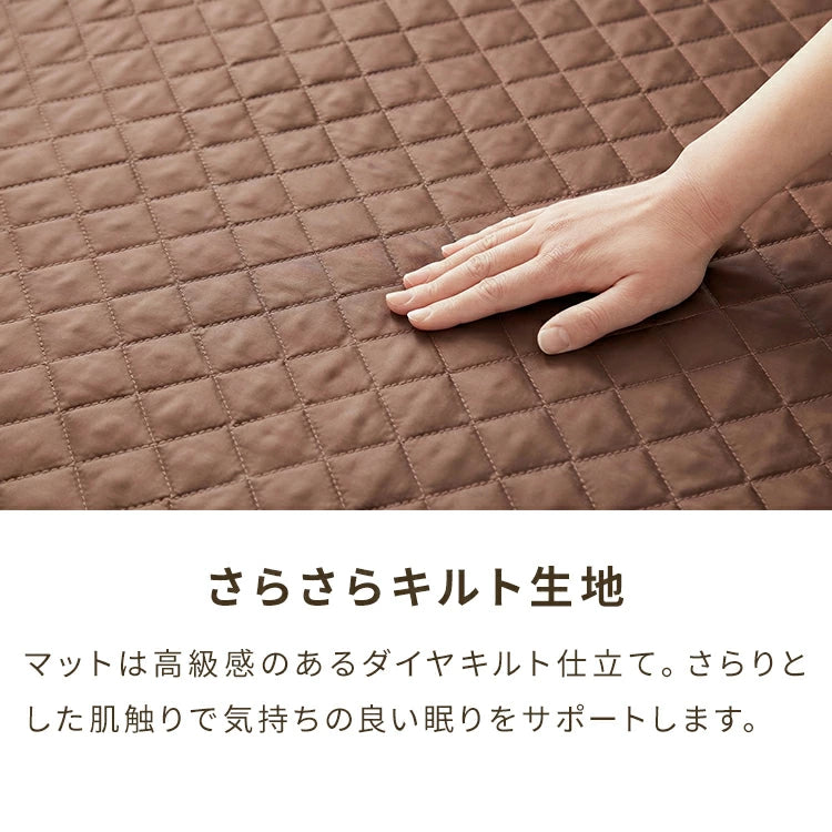 折りたたみベッド シングル キャスター付き マットレス キャスター 手すり 移動 PVCガード