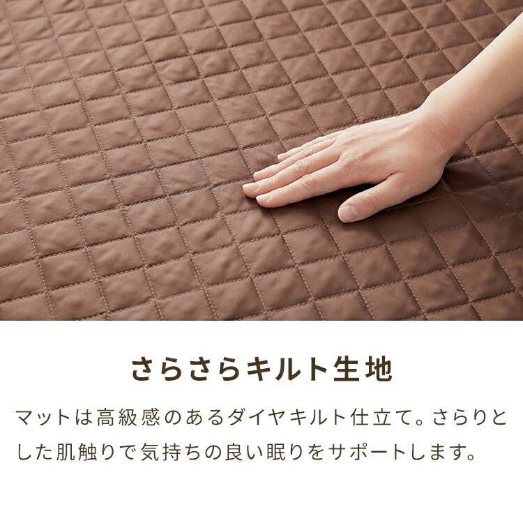折りたたみベッド シングル キャスター付き 14段階リクライニング マットレス付き キャスター 手すり ベッド ベッドフレーム マットレス PVCガード 布団干し 組立簡単 折り畳み 折りたたみ 収納式(代引不可)
