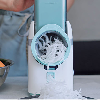 T-PROFESSIONAL 電動スライサー ザ・パーフェクトオートスライサー 多機能 マルチ 野菜 スライサー 千切り 電動 玉ねぎ じゃがいも 大根 スライサー セット 5種類の刃 安全装置搭載(代引不可)